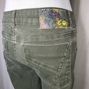 Kookaï Wax Like Coated Moto Style Pant Sz EUR 42